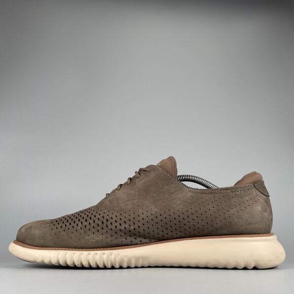 Cole Haan Zerogrand 2.0 Men's Size 11 M Laser Wingtip Oxford Casual Dress Shoes - Picture 7 of 9